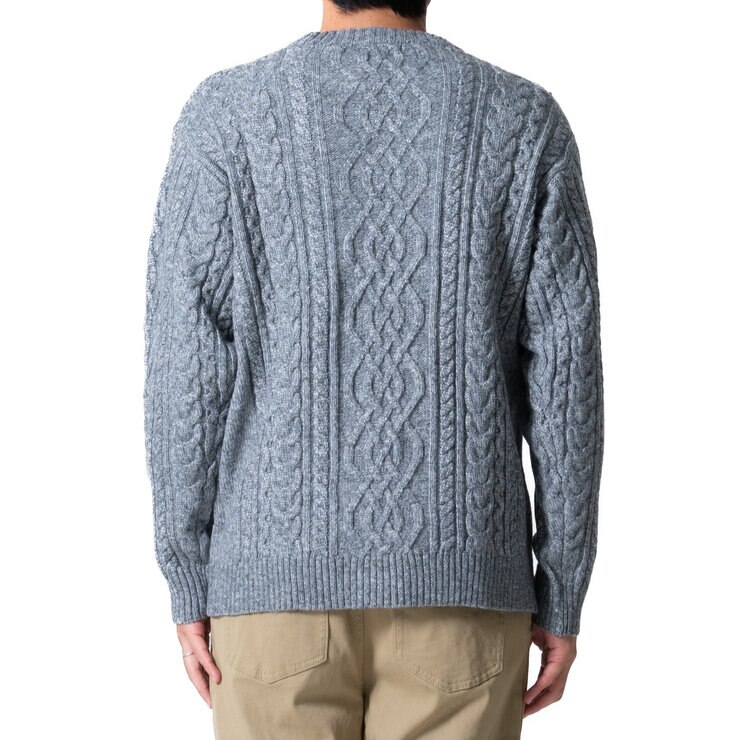 エディー・バウアー メンズ セーター チャコールグレイ S