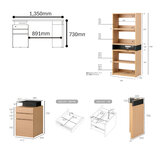 デスク ＆ シェルフセット K-66788680