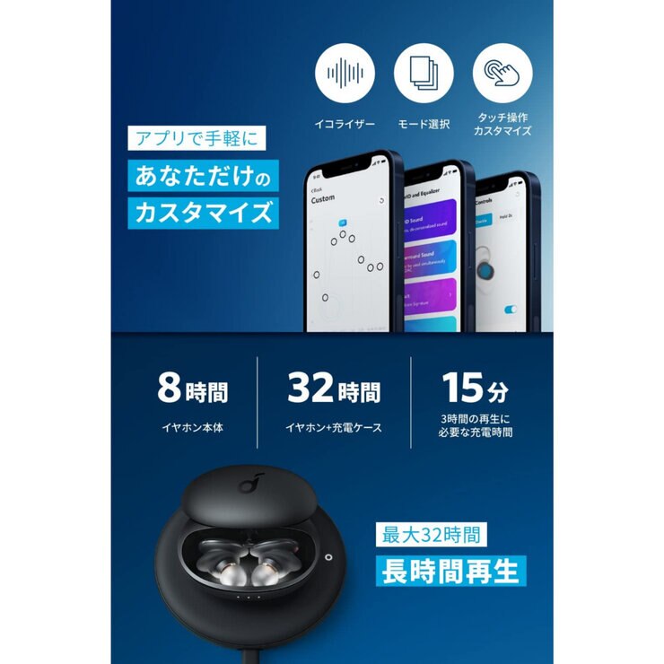 Anker(アンカー)サウンドコア Liberty 3 Pro 完全ワイヤレスイヤホン Anker(アンカー)サウンドコア Liberty 3 Pro 完全ワイヤレスイヤホン