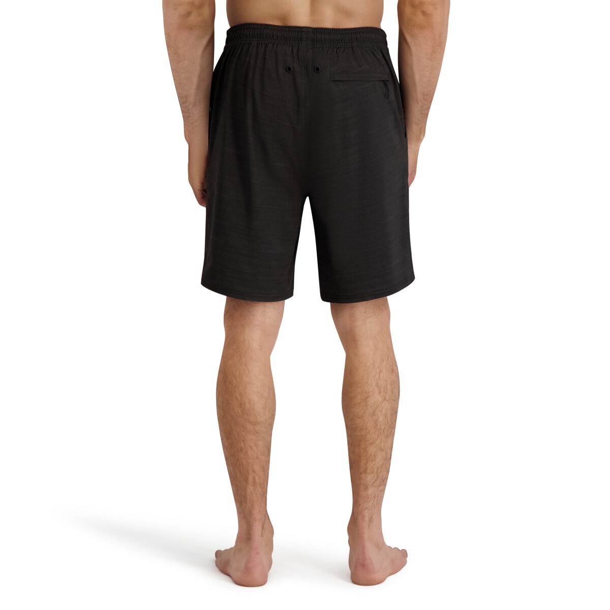 カークランドシグネチャー メンズ 水着ショーツ ブラックマイクロヘザー M