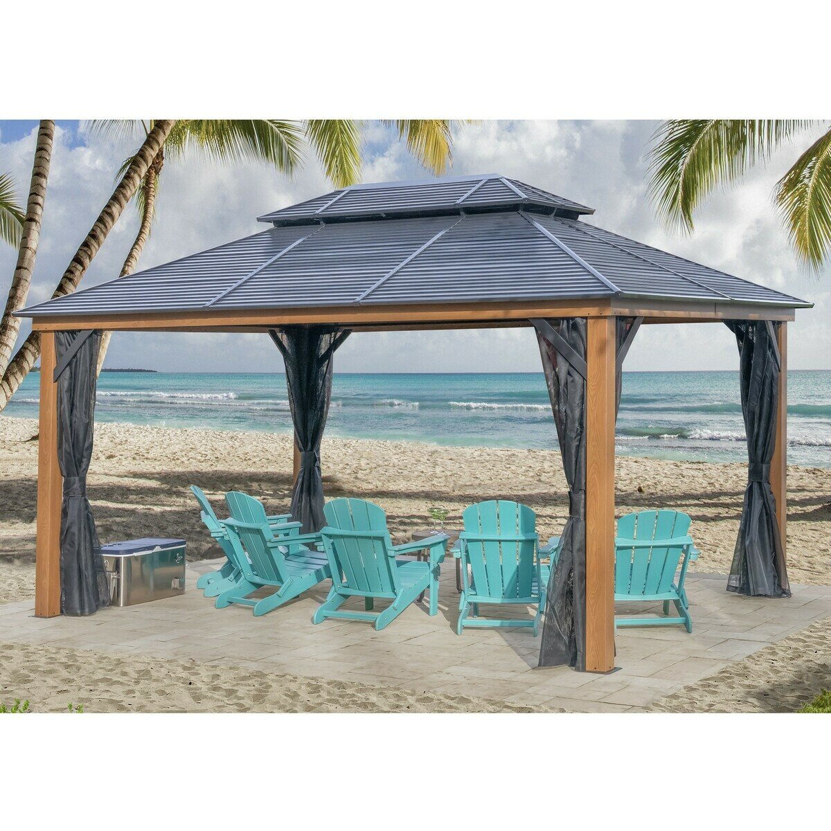 SOJAG MAUI 12 x 16 フィート (3.7 x 4.9 m) ガゼボ