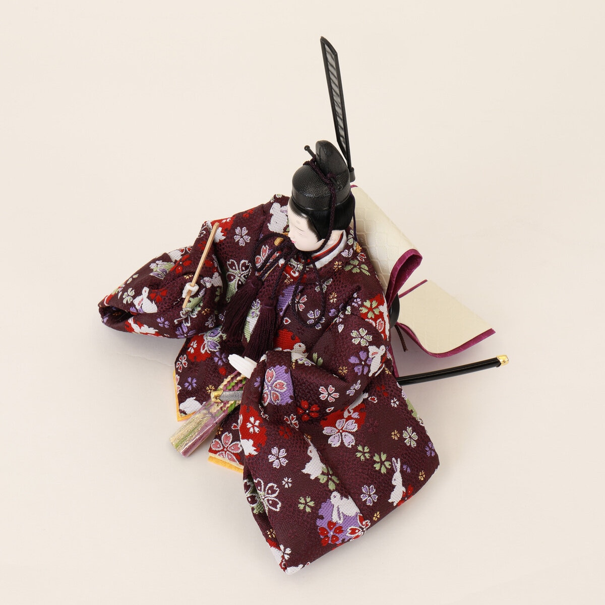 ひな人形 親王収納飾り 4M12-CS-204