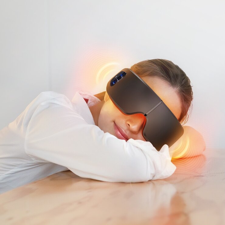 ニップラックス 温熱＆加圧アイマスク EYE RELAX S ブラック NP-ERS24BK