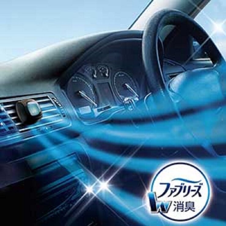 P&G ファブリーズ 消臭芳香剤 車用 イージークリップ スカイブリーズ 6個