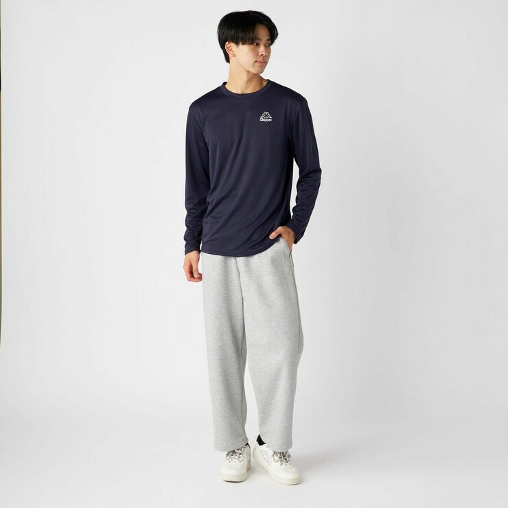 カッパ メンズ 長袖Tシャツ / ネイビー / L カッパ メンズ 長袖Tシャツ / ネイビー / L