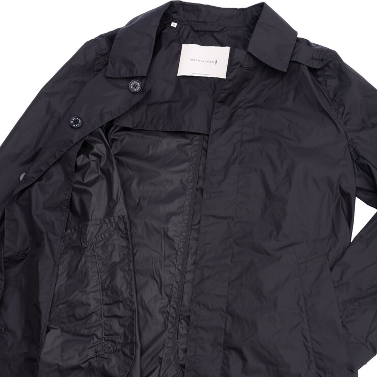 マッキントッシュ メンズ シングルブレステッドコート ナイロン ブラック 44(XXL)