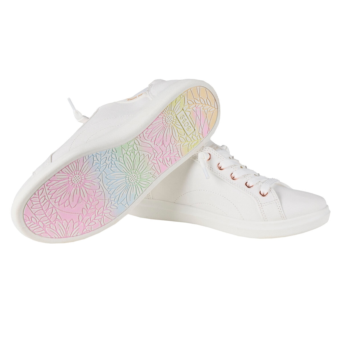 スケッチャーズ ウィメンズ ボブス D ヴァイン ホワイト 25.5cm