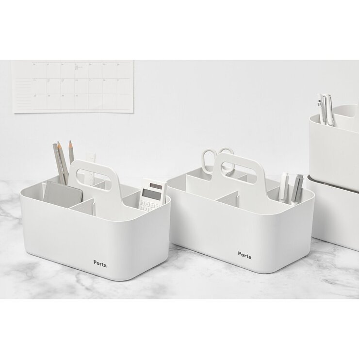 収納キャリーボックス 3個セット コンパクト アイボリー 収納キャリーボックス 3個セット コンパクト アイボリー