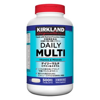 カークランドシグネチャー デイリー マルチビタミン & ミネラル 500 粒 カークランドシグネチャー デイリー マルチビタミン & ミネラル 500 粒