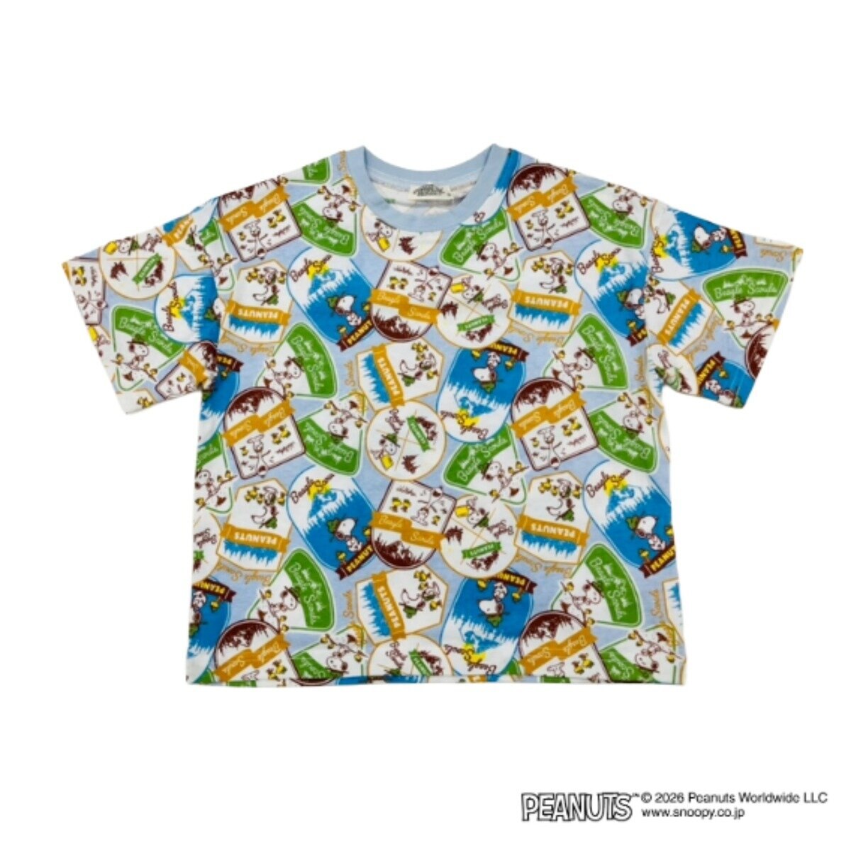 スヌーピー(ピーナッツ) キッズ 半袖 Tシャツ 3枚組 アソートC 110