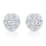 18K ホワイトゴールド 1.50カラット ダイヤモンド ピアス