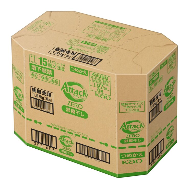 アタックゼロ 部屋干し 1070g x 6個 アタックゼロ 部屋干し 1070g x 6個