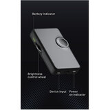 TCL スマートグラス NXTWEAR S用 Lightning端子用アダプタ兼バッテリー