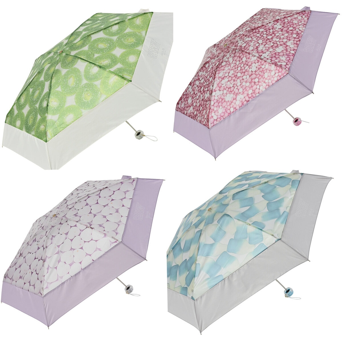 assa 雨傘折りたたみ CAM50 お菓子 透明 assa 雨傘折りたたみ CAM50 お菓子 透明