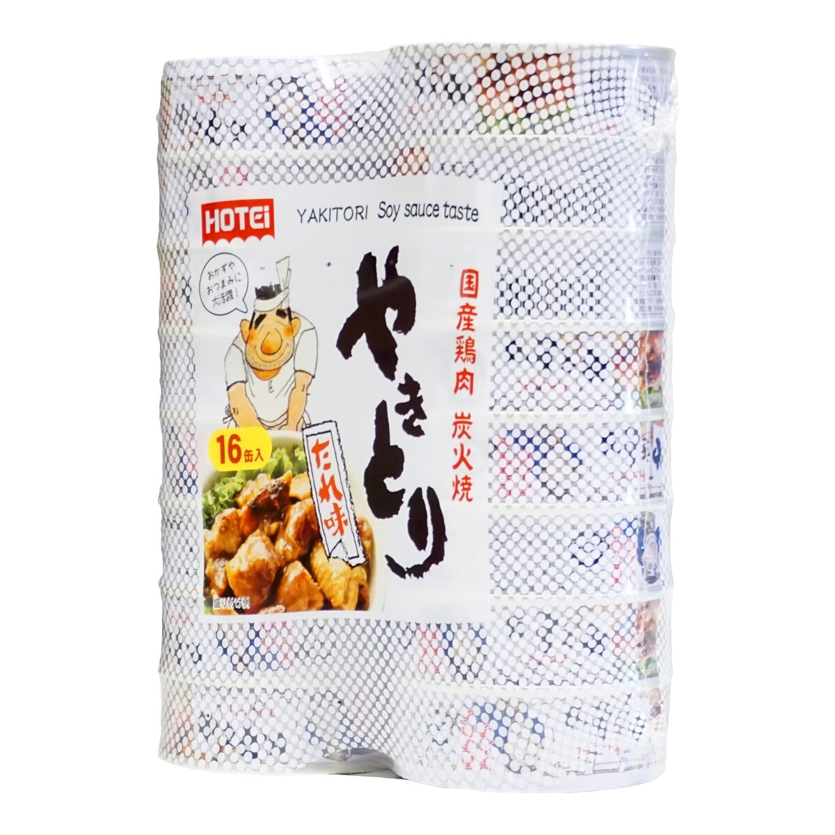 x　Costco　16P　75g　ホテイフーズ　たれ味　やきとり缶　Japan