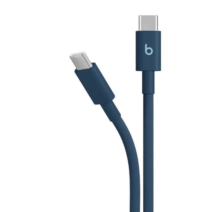 Beats USB-C - USB-C 編み込み式充電ケーブル (1.5m) ニトロネイビー Beats USB-C - USB-C 編み込み式充電ケーブル (1.5m) ニトロネイビー