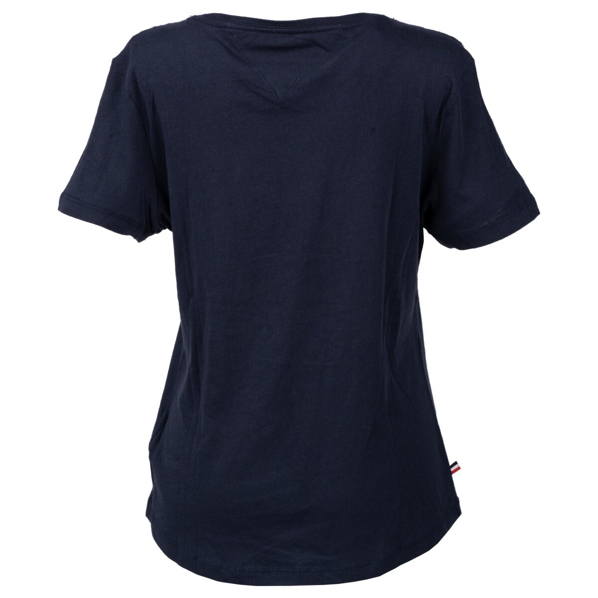 トミー ジーンズ ソフト ジャージ Tシャツ ブラック アイリス XS