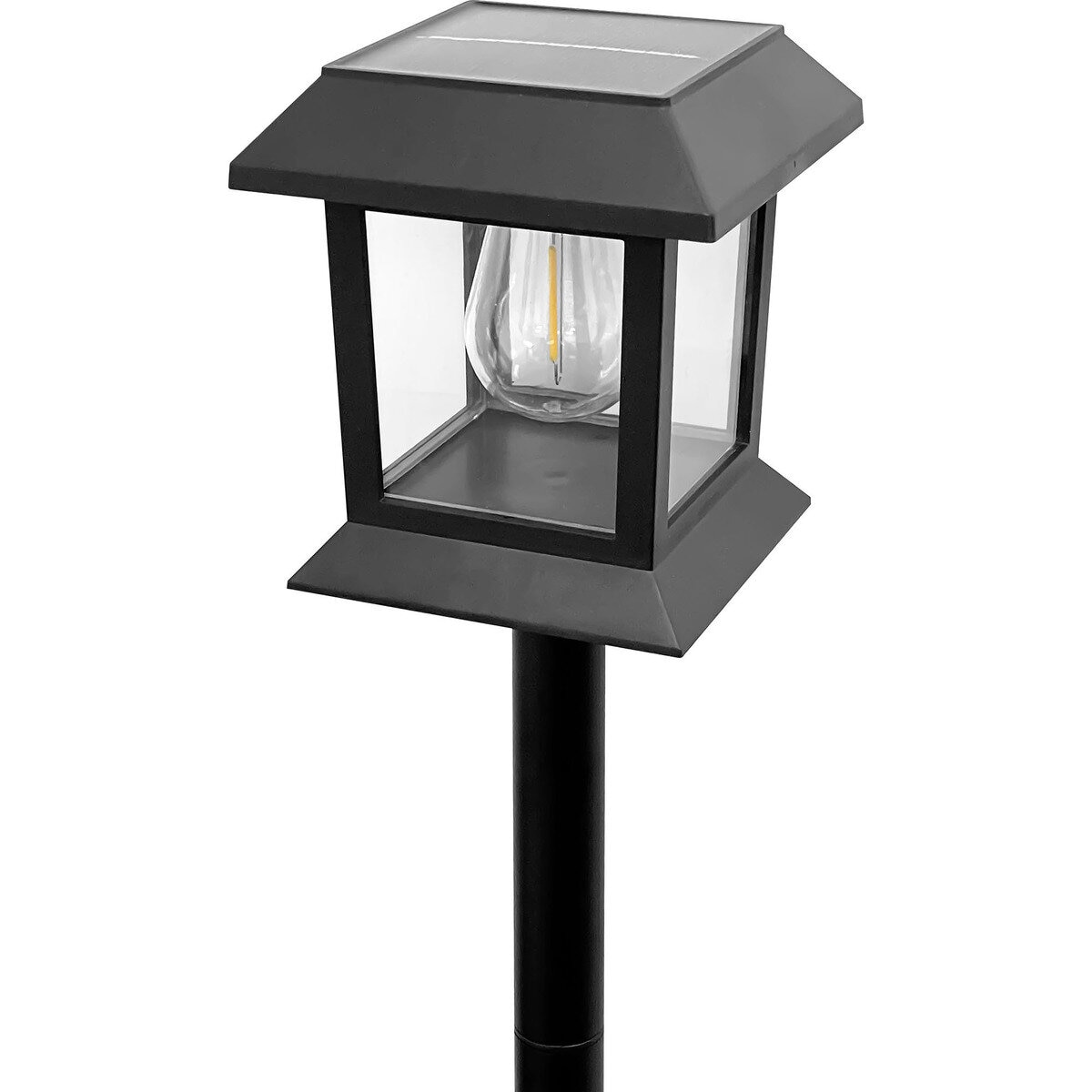 トレードワン ソーラー充電式 アンティークガーデンライト Lサイズ(エジソン電球型) ４個セット