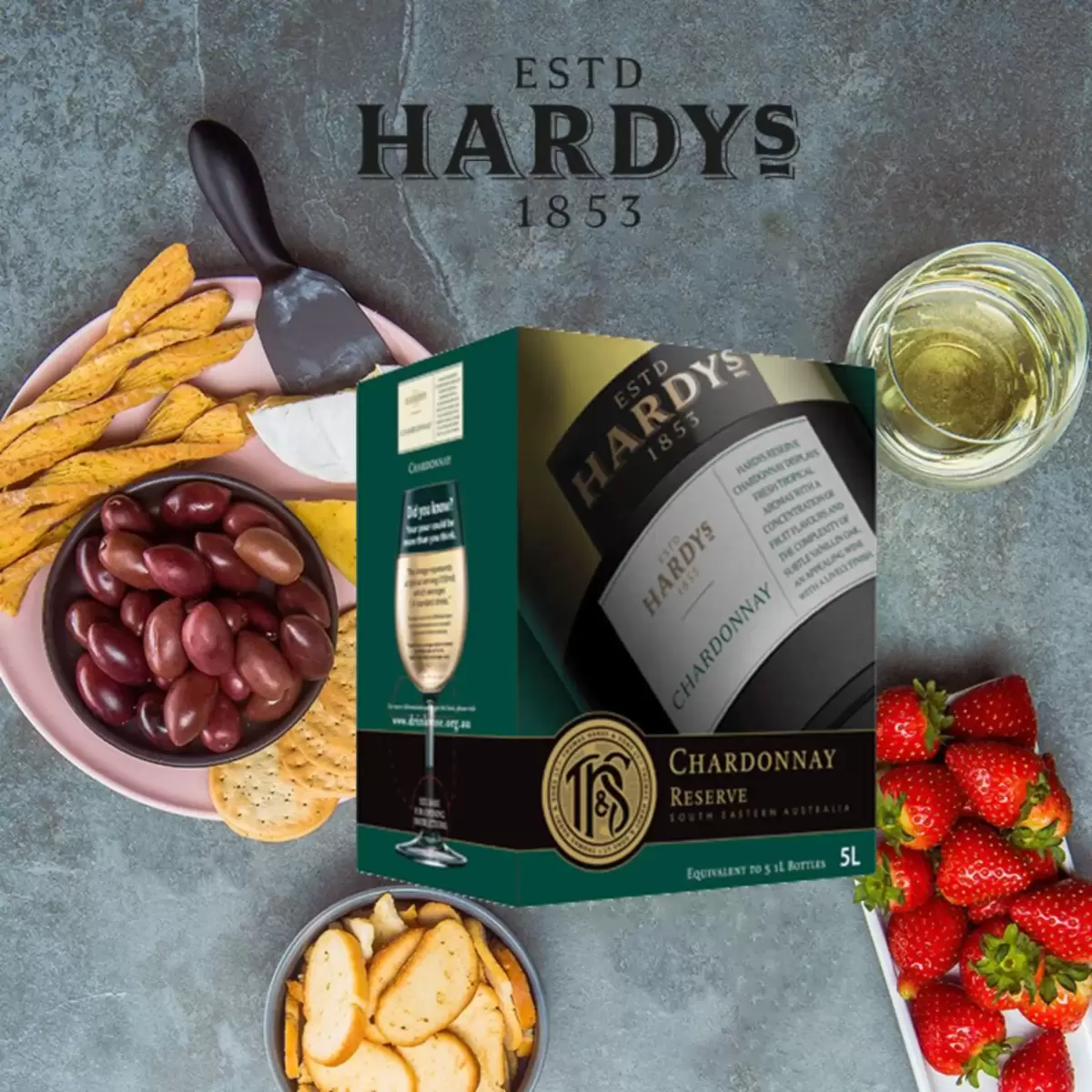 コストコ　ハーディーズ シャルドネ 5リットル
