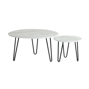 大理石調 ネストテーブル