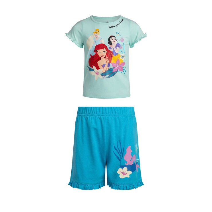 キャラクター キッズ Tシャツ＆パンツセット 4枚組 プリンセス 3T