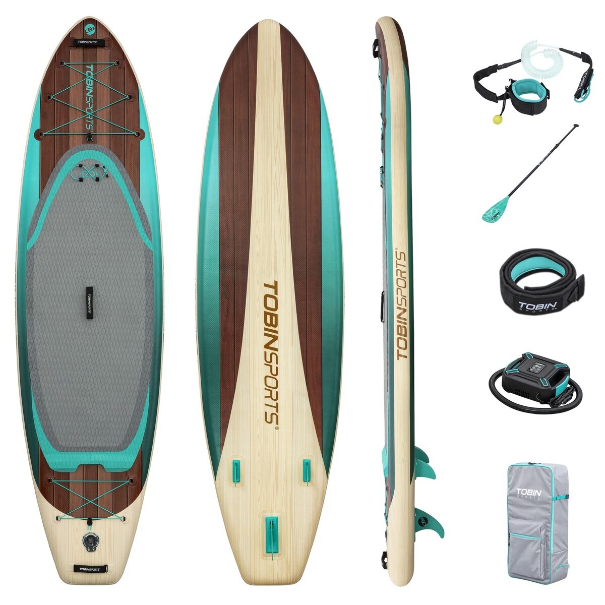 Tobin Sports® Endeavor Elite™インフレータブル スタンドアップパドルボード