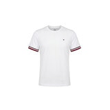 トミーヒルフィガー メンズ 半袖 Tシャツ ホワイト B（OPTIC WHITE）L