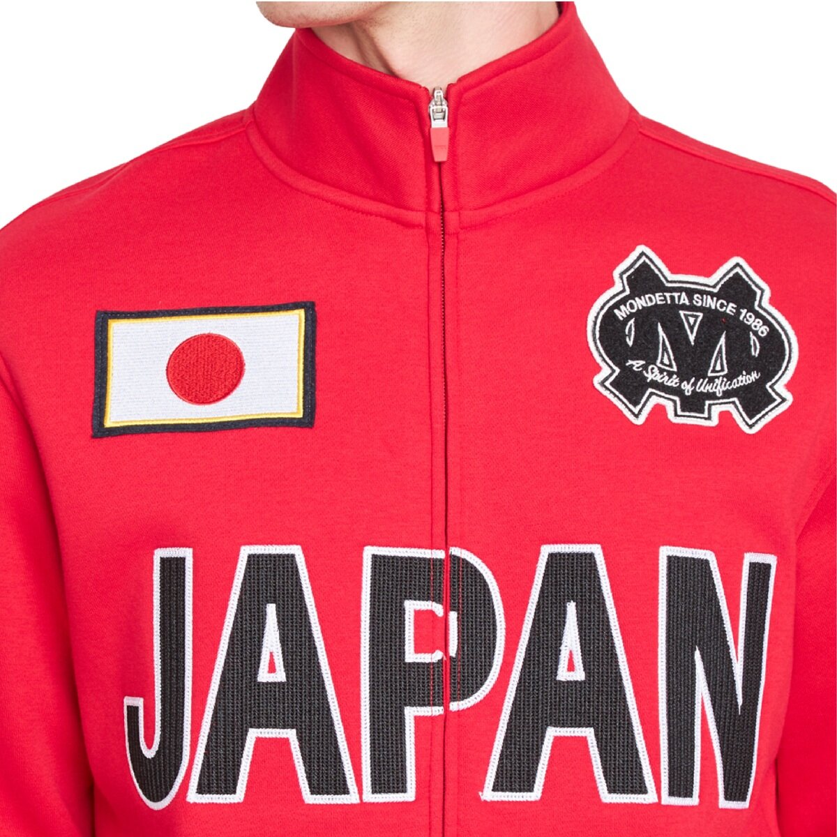 モンデッタ メンズ ピッチ ワールド ジャケット レッド L