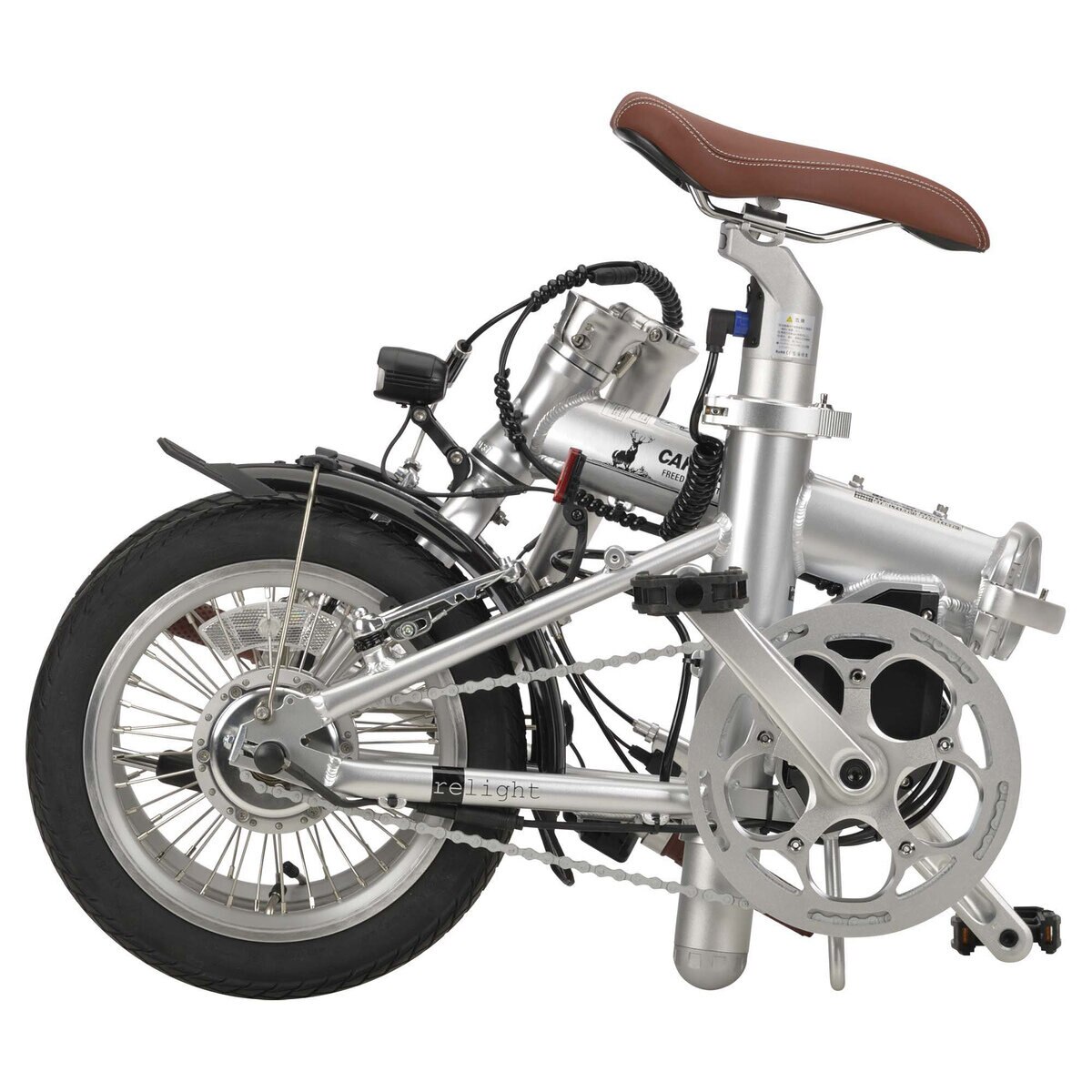 CAPTAIN STAG E RELIGHT 電動アシスト自転車 シルバー
