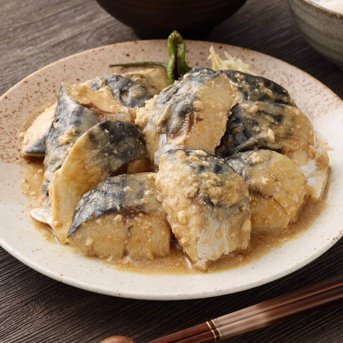 【冷凍】骨取り 鯖味噌煮 18切 x 2パック