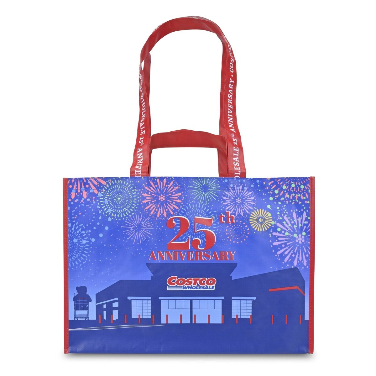 コストコ ショッピングバッグ　25周年記念デザイン