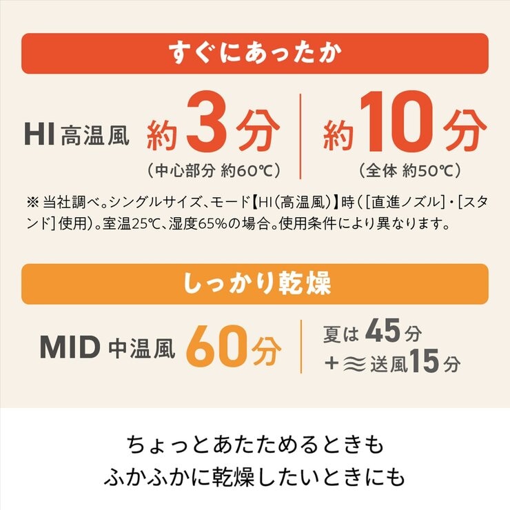 レコルト スティック ふとんドライヤー RFK-1 (W)