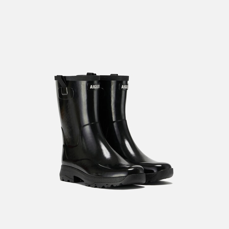 エーグル アリア レインブーツ ノワール レディース