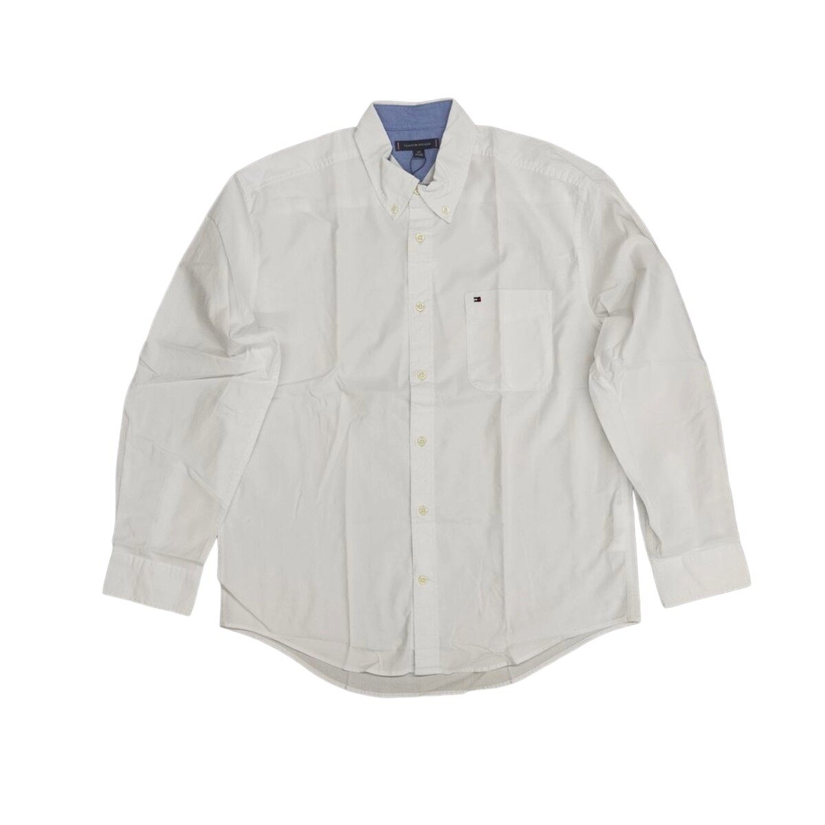 トミーヒルフィガー メンズ 長袖シャツ ホワイト XL