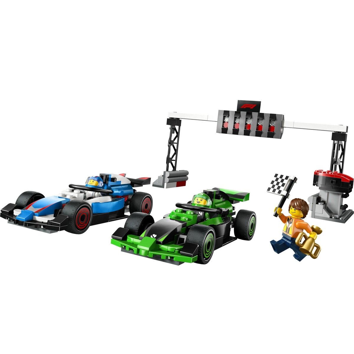 レゴ F1®グリッドと VCARB ＆ Sauber レースカー