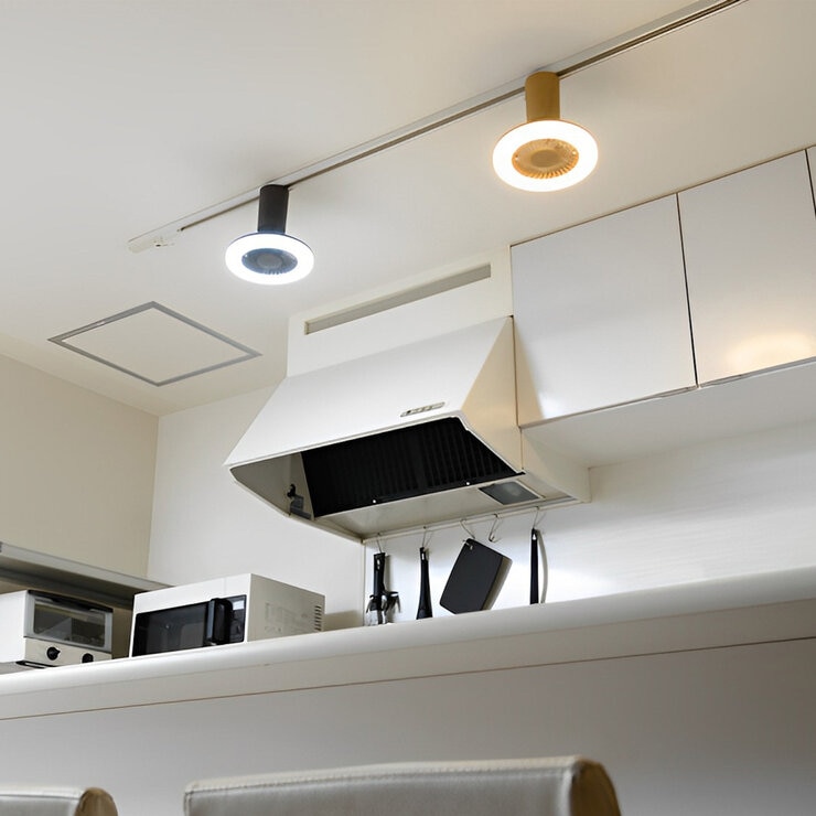 UZUKAZE mini シーリングファンライト FCE-232NA/FCE-232BR