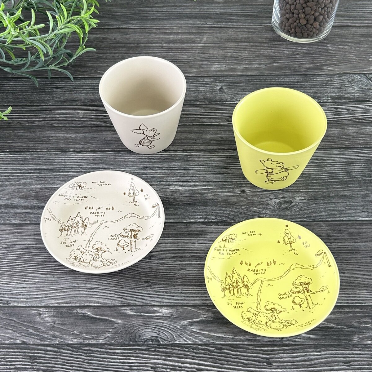 くまのプーさん カップ＆プレートセット 4個 | Costco Japan