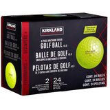 カークランドシグネチャー 3ピースゴルフボール バージョン3.0 イエロー 24個入り