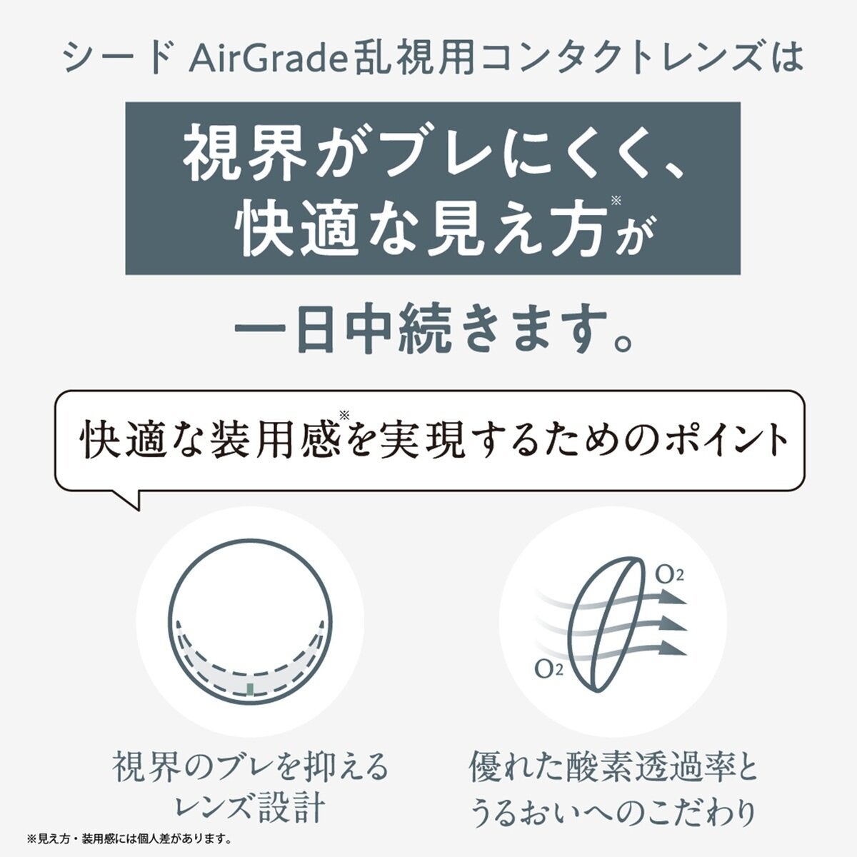 【処方指示書の提出が必要です】シード AirGrade 1day UV W-Moisture TORIC 【処方指示書の提出が必要です】シード AirGrade 1day UV W-Moisture TORIC
