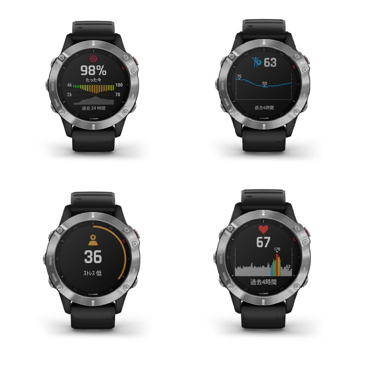ガーミン Fenix 6 ブラック マルチスポーツ対応 GPSウォッチ | Costco