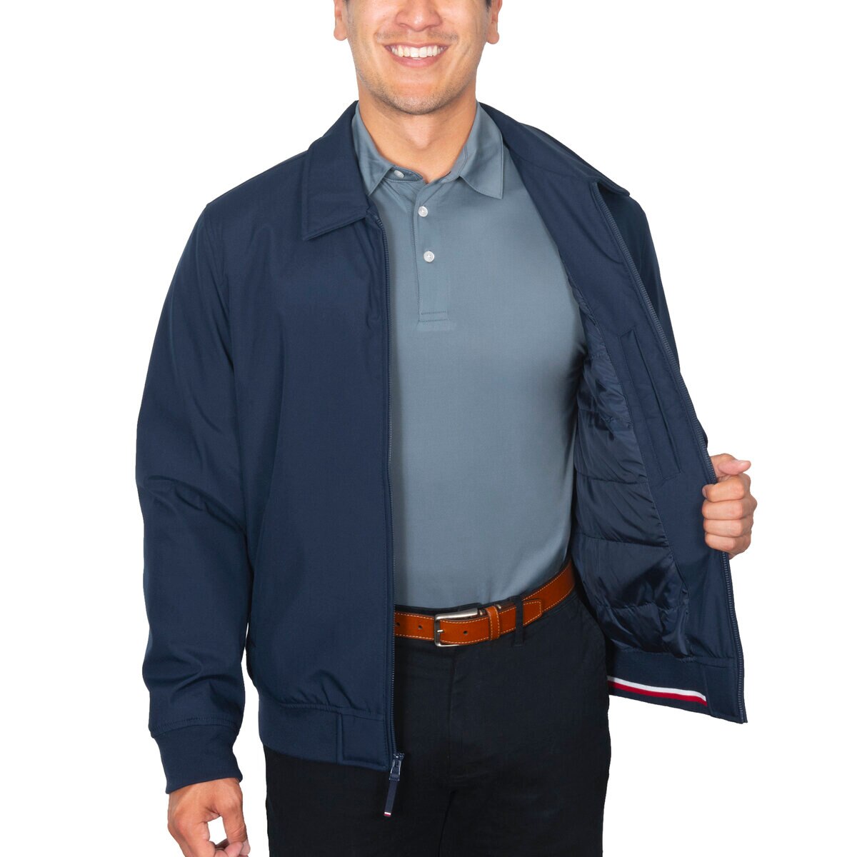 トミーヒルフィガー メンズ ジャケット ミッドナイト S