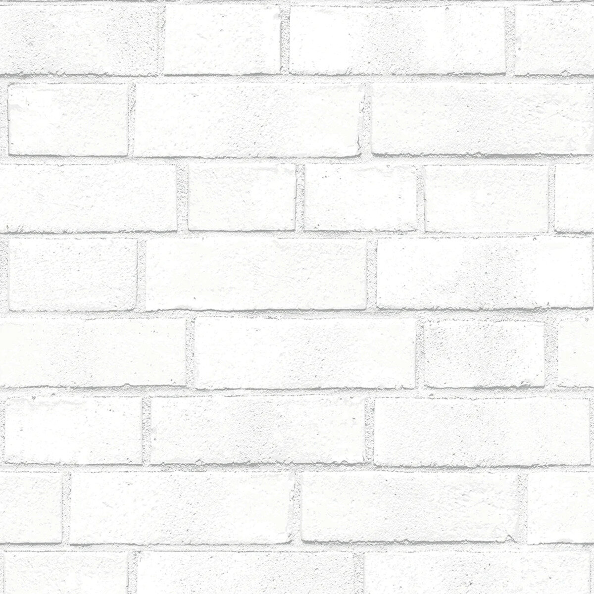 テンペーパー 貼ってはがせるシール壁紙 52cm X 5m ２本入り レンガ白 BR0556