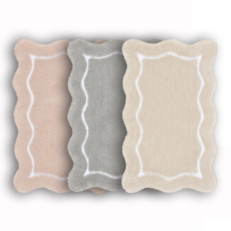 RIVIERA HOME マイクロファイバー バスマット 53cm x 86cm