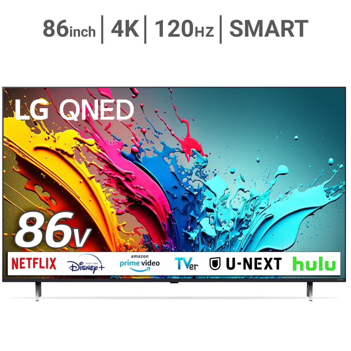 LG 86インチ 4K 量子ドット 液晶テレビ 86QNED85TJA