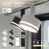 Edison Smart(エジソンスマート) TREOミニシーリングライト アーム付き ダクトレール用 ホワイト TRE-TL177WH