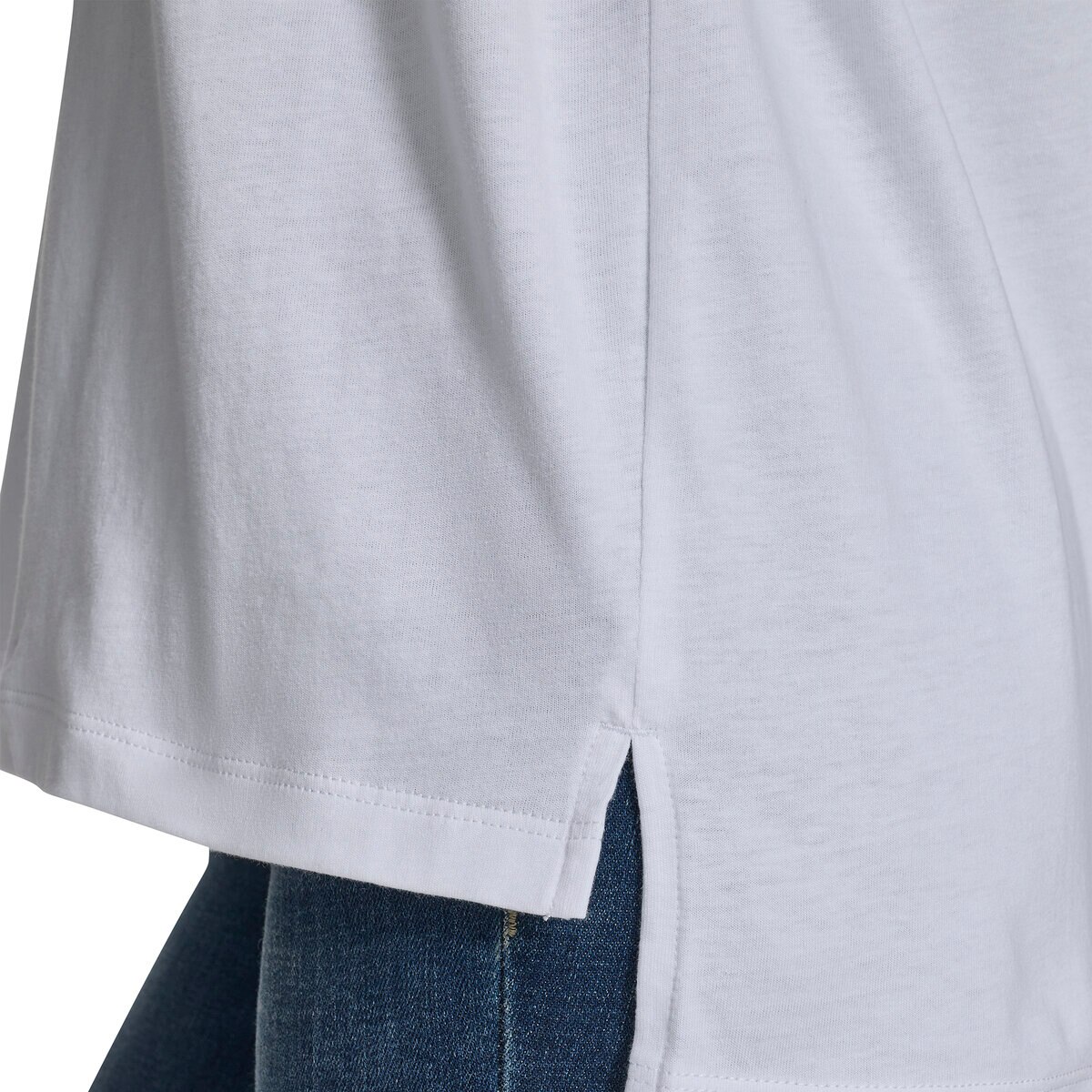 DKNY レディース 半袖 ロゴ Ｔシャツ ホワイト L