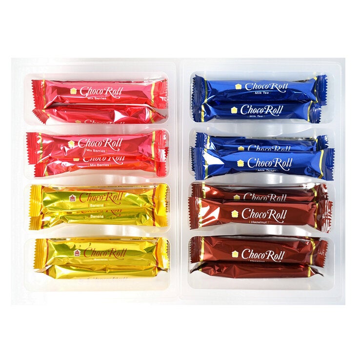 義美(イーメイ)食品 チョコロール 4種アソート 24本入り 義美(イーメイ)食品 チョコロール 4種アソート 24本入り