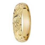 14K イエローゴールド トラディショナル エングレイブ リング 13号 14K イエローゴールド トラディショナル エングレイブ リング 13号