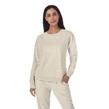 ディーケーエヌワイ ウィメンズ ロゴ ベロア セット タスク M