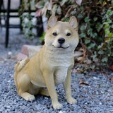 ウービア お座り柴犬の置物 （大） H14197